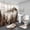 Brown, variant on 4PCS Grey Misty Forest Mountain Bathroom Sets with Shower Curtain and Rugs, Nature Pine Tree Landscape Shower Curtain Sets with Rugs, Rustic Woodland Bathroom Curtains Shower Set
