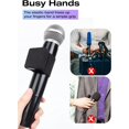 thumbnail image 4 of shiyou-Elastic Microphone Sleeve for Rode Wireless GO, Mic Elastic Sleeve for Hand Mic Shure SM58, Behringer XM8500, Suitable for Wedding Vlog Live Streaming Interviews Meeting (2 Pcs), 4 of 4