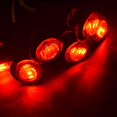 thumbnail image 4 of 10 luces de posición LED redondas de 3/4 pulgadas, indicador delantero trasero LED de 24 V para camión, remolque, autobús, barco (rojo), 4 of 5