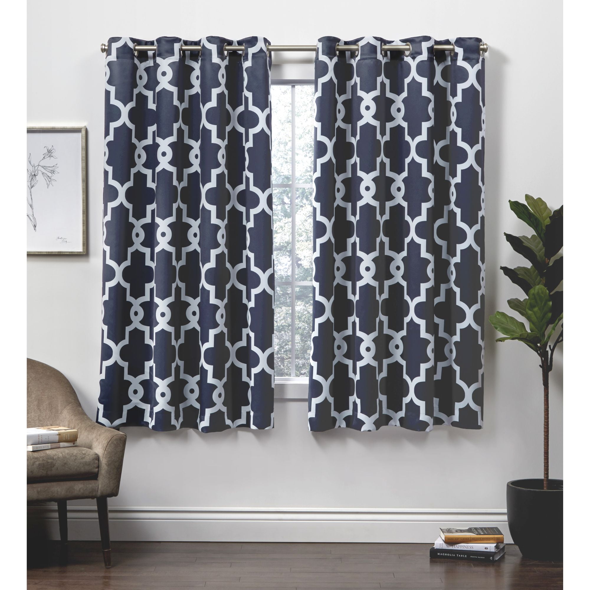 Warm Home Designs 1 Panel Of Taupe Blackout Patio Door Curtains Dark Beige Ea 