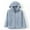 Blue, variant on CHUOU Children Boys Girls Winter Windproof Solid Zipper Hooded Coat Jacket Kids Warm Outerwear Jacket
