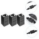 thumbnail image 5 of SWETRACE 3Ud Conectores De Red Rj45 Negros Para Prolongar Cables Ethernet Con Materiales Duraderos ABS Y Zinc, 5 of 8