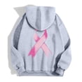 thumbnail image 6 of Breast Cancer Awareness Hoodies for Women 2025 Zip Up Long Sleeve Hoodie with Pockets Hooded Sweatshirt Women Jacket, 6 of 7