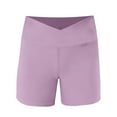 thumbnail image 6 of LWNYDPLSD Cycling Shorts Girl Clothes 18-24 Months Cute Jeans Country Jeans Girls Clothes 10-12 Girls Black Shorts Girls Baby Clothes, Purple 7-8 Years, 6 of 6
