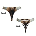 thumbnail image 3 of Fotbe Grassland Sunflower Cow Tanga Sin Costuras para Mujer con Estampado – Panties Invisibles, Transpirables y Cómodos para Uso Diario-3X-Large, 3 of 6