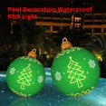thumbnail image 4 of Balle Gonflable Extérieure de PVC A Mené Noël Décorée avec la Télécommande RGB pour des Décorations Extérieures de Cour, 4 of 6