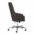 thumbnail image 4 of London High Back Leather Box Chair in Brown, 4 of 13