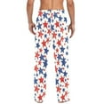thumbnail image 4 of Stars Men's Pajama Pants Cotton Long Sleepwear Lounge Pants L, 4 of 7