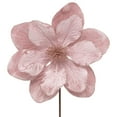 thumbnail image 3 of Northlight 23" Glittered Pink Magnolia Christmas Stem Spray, 3 of 4