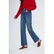 thumbnail image 1 of Pantalones vaqueros con bolsillos para mujer, pantalón vaquero recto de cintura alta con temperamento, ropa de calle sencilla Vintage, pantalones elegantes lavados, novedad de 2024, 1 of 5
