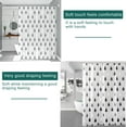 thumbnail image 5 of Shower Curtain Liner, 100% Waterproof Peva Shower Curtains with 3 Duty Heavy Bottom Magnets and 12 Rust Proof Grommets, 72x72 Weighted Shower Liner for Shower Stall, Bathtubs, 5 of 13