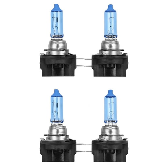 4X H11B 55W Car Halogen Light Headlight Bulb Lamp White 6000K DC12V