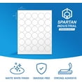 thumbnail image 2 of 1.5" Circle Printable Labels Compatible with Inkjet and Laser Printers - 30 Sheets, 900 Matte White Round Stickers for Pricing, Product Labeling, and Custom Tags - Template C003, 2 of 7