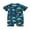 Colorful, variant on Bslissey Toddler Baby Boys Rash Guard Swimsuit Cute Print Short Sleeve Zipper Bathing Suit Infant Crew Neck One Piece Swimwear Summer Beach Wear 3M 6M 12M 18M 24M 3T