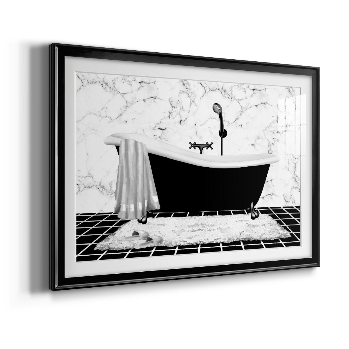 Modern Bath I Premium Framed Print - Ready to Hang