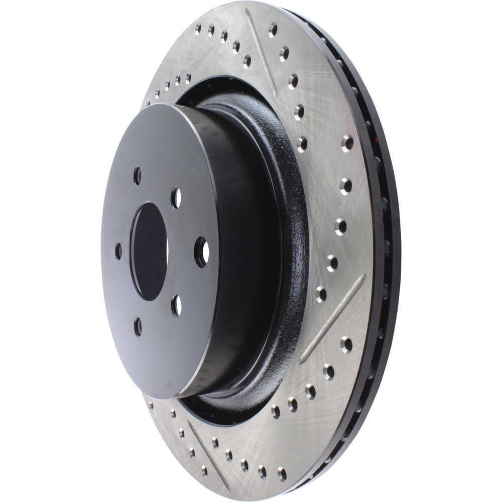 StopTech 09 Infiniti FX50 SportStop Slotted & Drilled Rear Left Rotor Fits select: 2014-2015 INFINITI Q50 BASE/PREMIUM/SPORT, 2018 INFINITI Q50 LUXE/SPORT