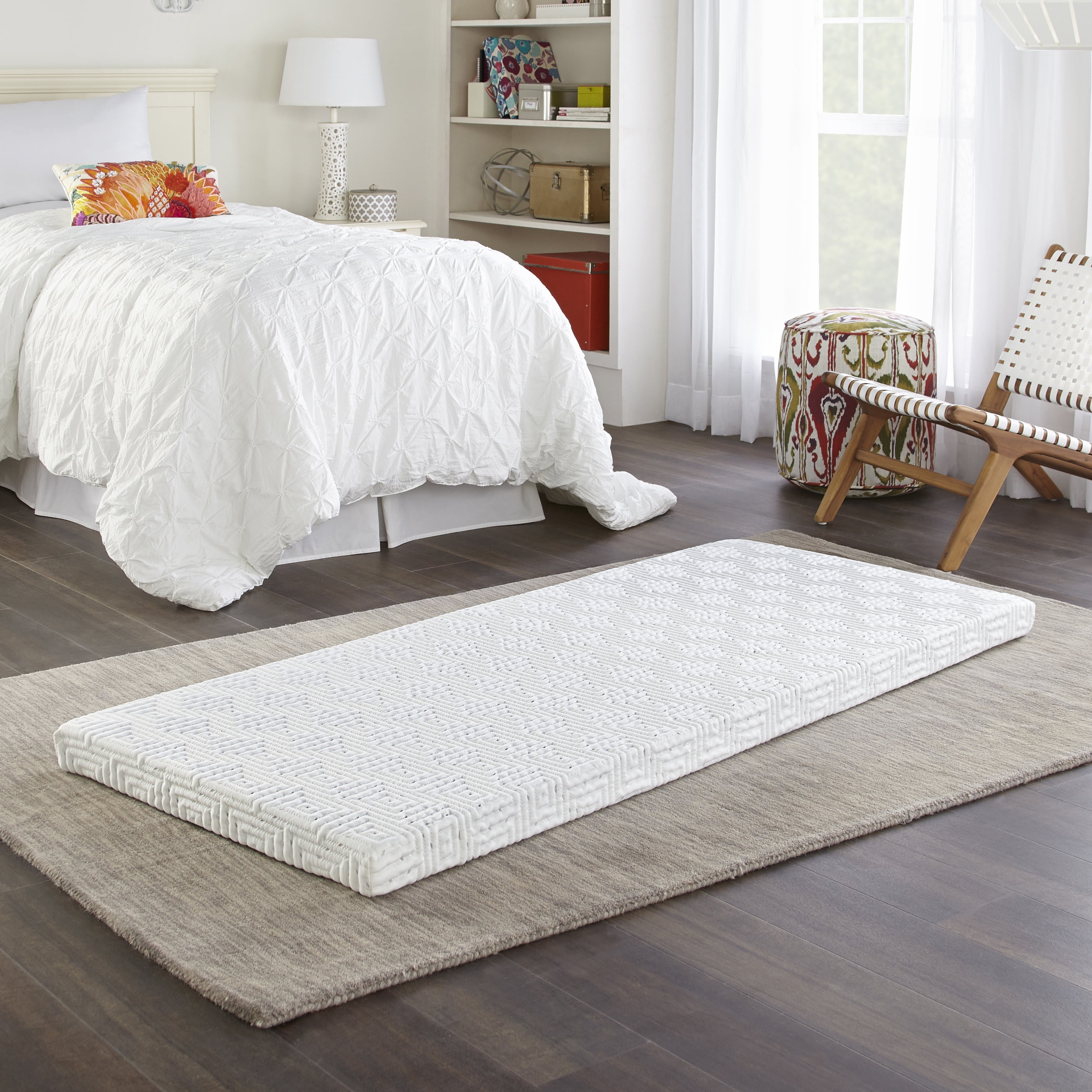 Thomasville Roll and Store GelLux Foam Mattress Roll-up for Kids, Adults and Guests, Bed/Floor Mat Single