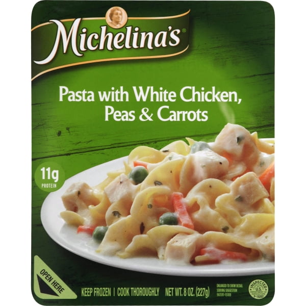 Michelina's Pasta with White Chicken, Peas & Carrots 8 oz. Tray