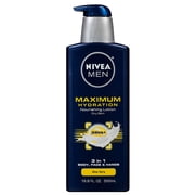 NIVEA Men Maximum Hydration 3-in-1 Nourishing Lotion - Body, Face, Hands 16.9 oz