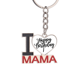 thumbnail image 1 of Feliz cumpleaños presenta los mejores deseos El soporte del llavero de metal del llavero ama a mamá, 1 of 3