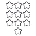 thumbnail image 5 of Colaxi 10Pieces Five Pointed Star Shaped Carabiner Heavy Duty Hanging Buckle Key Chain Clip for Keychains Home Outdoor Hiking Accessories glay, 5 of 10