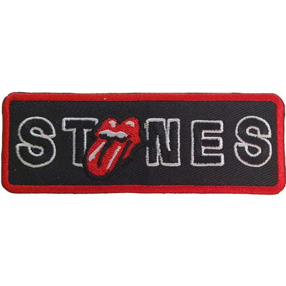 The Rolling Stones No Filter Logo Bordered Iron On Patch