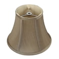 thumbnail image 4 of Urbanest Softback Bell Lampshade, Faux Silk, 5-inch by 9-inch by 7-inch, Golden Taupe, Spider-fitter, 4 of 7