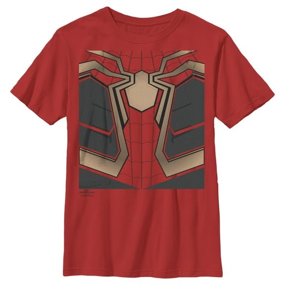 Boy's Marvel Spider-Man: No Way Home Iron Suit  Graphic Tee Red X Large