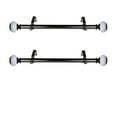 thumbnail image 2 of Kirkpatrick 1" dia. Single Curtain Side Rod 12-20 inch long (Set of 2) - Black, 2 of 2