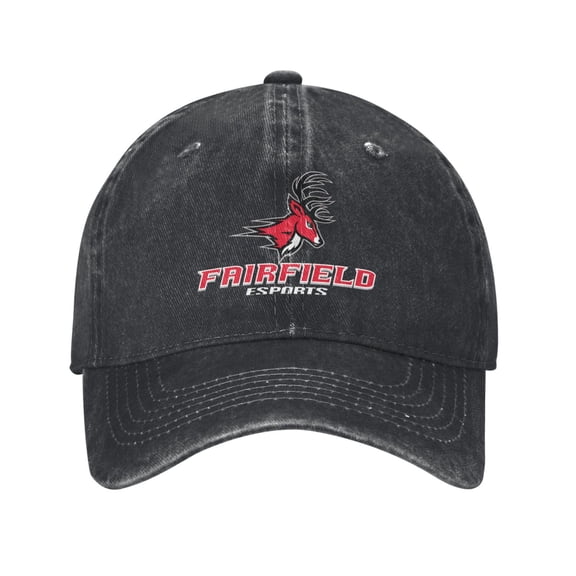 Fairfield University Hat Adult Adjustable Classic Washed Casquette Cap Hat Baseball Cap