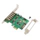 thumbnail image 4 of Hub USB20 interno tarjeta PCI Express USB de 6 puertos PCB práctico y práctico para PC de escritorio ANGGREK Otros, 4 of 8