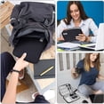 thumbnail image 3 of Waterproof Electronic Organizer Travel Bag, Portable Cable Storage Case for Charger USB Cords Hard Drives SD Cards, Red, 3 of 5