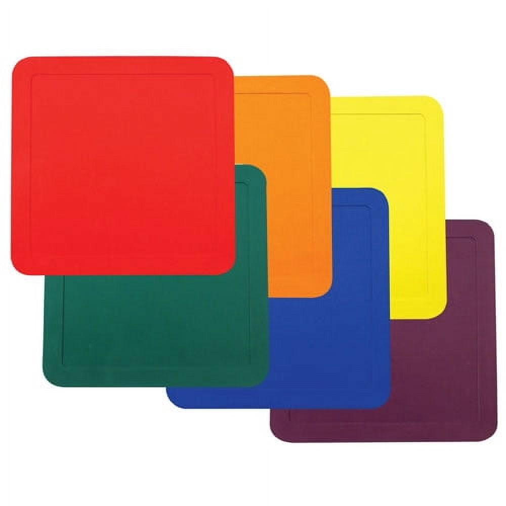 Champion Sports Colors and Shapes Activity Mats Collection -  Set of 18