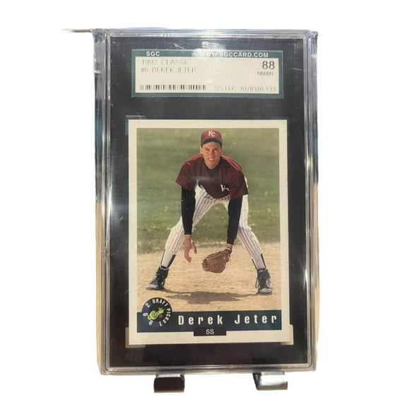 1992 Classic Draft Picks #6 Derek Jeter SGC 8