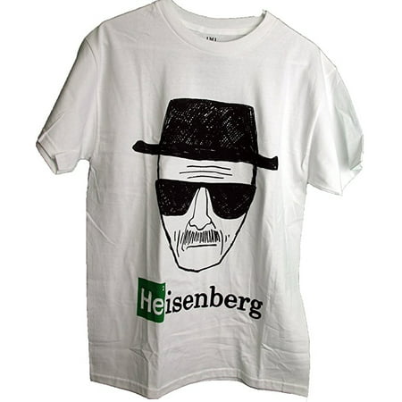 Breaking Bad Heisenberg Sketch Big Face Adult Men's T-Shirt (Best Breaking Bad T Shirts)