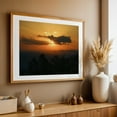 thumbnail image 5 of Pilot Mountain Sunset - Pilot Mountain North Carolina Photography Sunset Nature Landscape Mountain Scenic Forest Autumn Unframed Wall Art Print 4 x 6 inches, 5 of 7