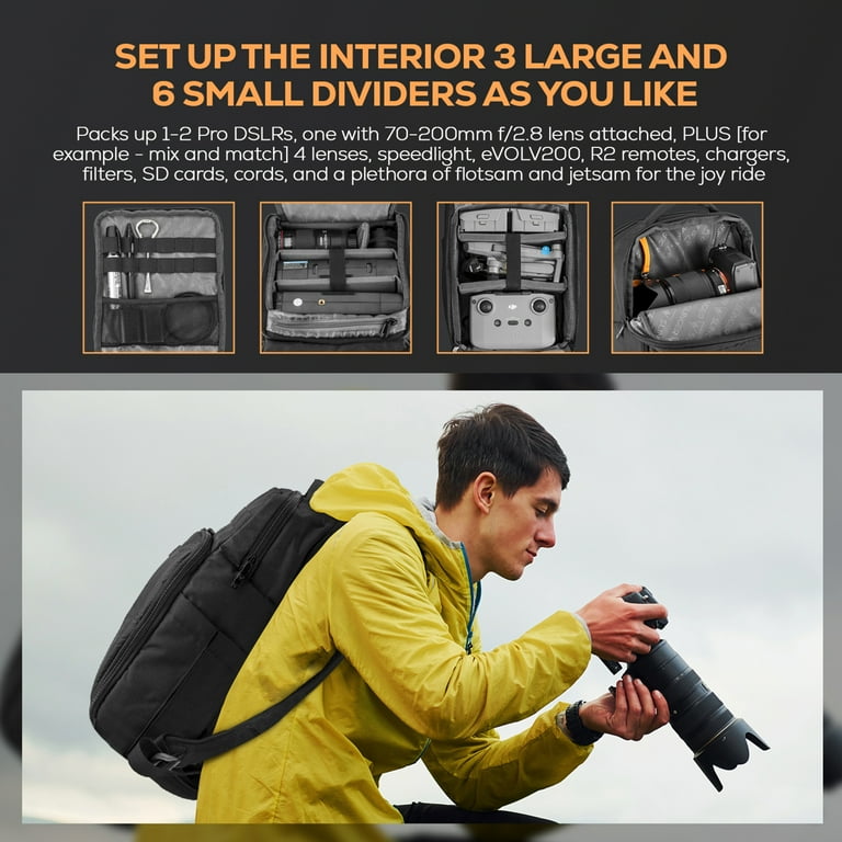 すSlinger バッグ Slinger Alpine 190 Lightweight Camera, Laptop and Drone Backpack