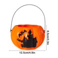 thumbnail image 3 of Halloween Pumpkin Lantern – Light-Up Handheld Jack-O'-Lantern with Sound Effects – Candy Bucket & Decoration for Kids, Parties, and Outdoor Displays, 3 of 5