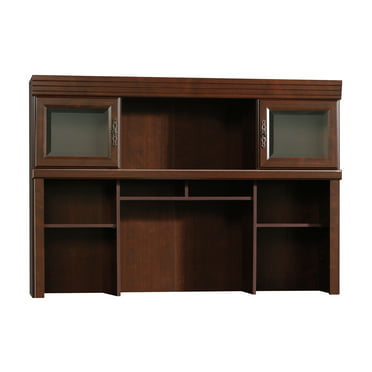 Heritage Hill Library Bookcase, Sauder 71 Heritage Hill Library Bookcase With Doors Classic Cherry Finish