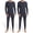 Blue and Blue, variant on Thermal Underwear Set for Men Long Johns Men Base Layer Men Winter Hunting Gear Sport Top Bottom 2Set (S - 3XL)