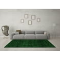 thumbnail image 3 of Ahgly Company Indoor Rectangle Abstract Green Modern Area Rugs, 6' x 9', 3 of 4