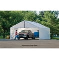 thumbnail image 2 of ShelterLogic SuperMax 18 x 30 x 11 ft White Canopy Enclosure Kit (Fr Rated - Frame And Canopy Sold Separately), 2 of 13
