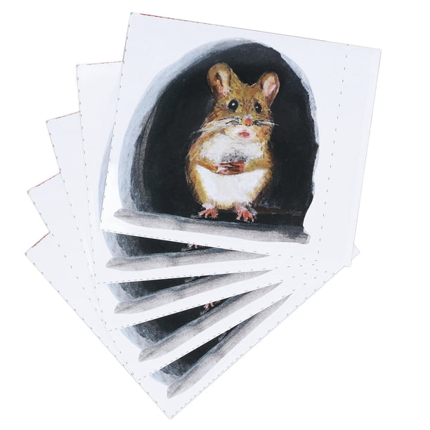 Papel tapiz de agujero de ratón, 20 piezas de calcomanías de pared de agujero de ratón, calcomanías de pared de agujero de ratón, funcionalidad inteligente