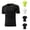 Black, variant on Kids' Athletic Performance Compression Shirt Wicking Base Layer Top