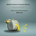 thumbnail image 3 of 38600L 24 Volt Synchron Replacement 2 Wire Spring Return Damper Motor - Normally Same Day Ship - Replaces p/n 38600L, 3 of 6