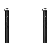 2 Pcs WEST BIKING Bike Floor Pump with Gauge,Floor Bicycle Pump with Both Presta and Schrader Bicycle Pumps Valves High Pressure 160Psi Multi-Purpose Portable Air Pump for Road Bike MTB Sports Balls