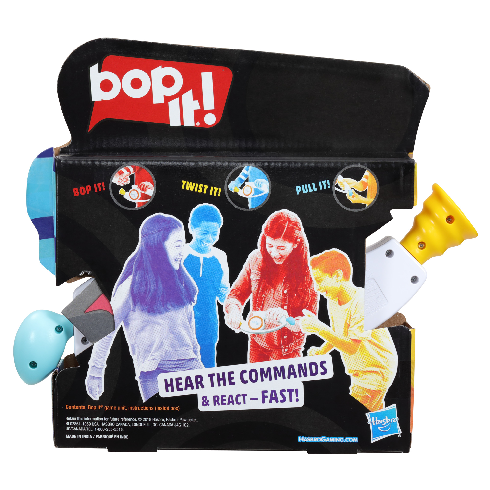 Bop It! The Classic Game of Bop It Pull It Twist It for Kids and Family Ages 8 and Up, 1+ Player - image 4 of 12