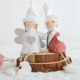 thumbnail image 3 of Sleigh Snowman Angel Dolls Hanging Christmas Tree Decoration Pendant DIY Wooden Party Window Ornament Adornos Navidad 2023, 3 of 5