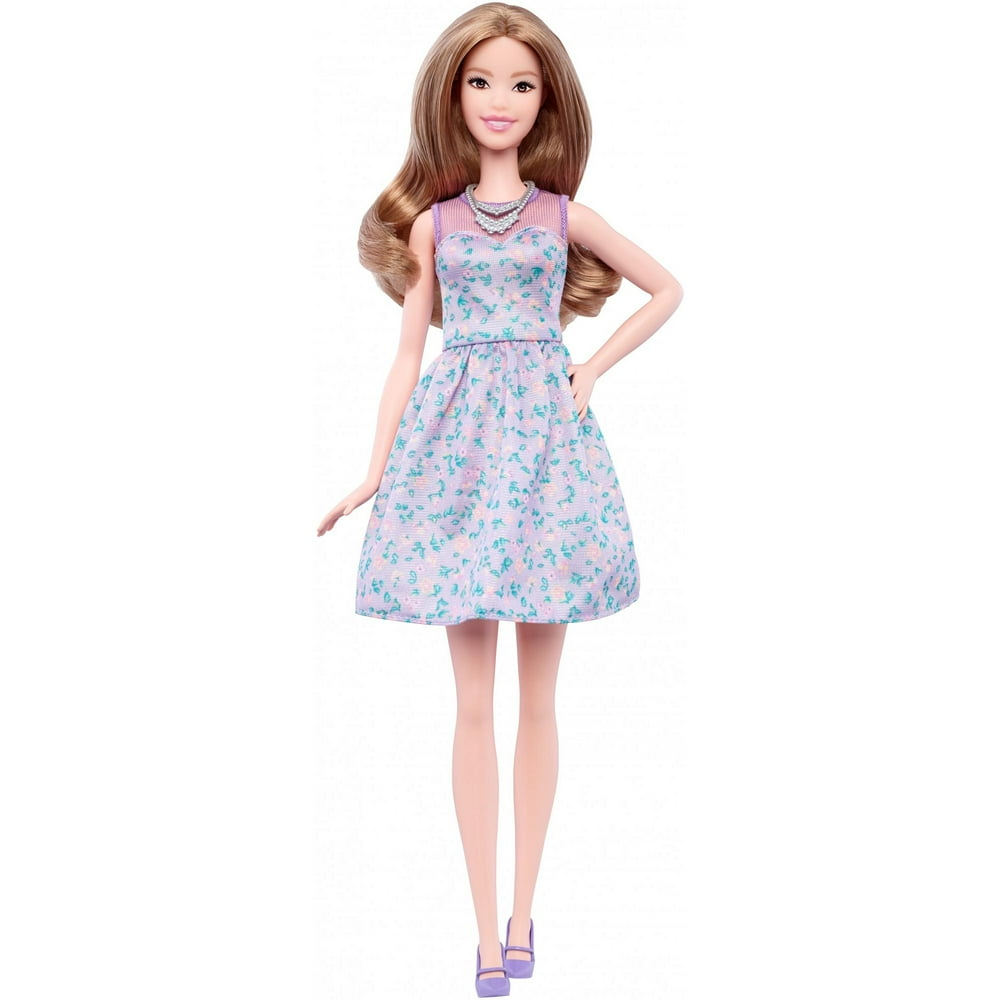 Barbie Fashionistas Lovely In Lilac, Tall Body Doll - Walmart.com - Walmart.com