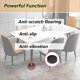 thumbnail image 3 of 4 Uds. Tazas Redondas de Goma para Ruedas de Muebles, Almohadillas Antideslizantes para Muebles, Protectores de Suelo para de Cama, Color Negro, 3 of 5